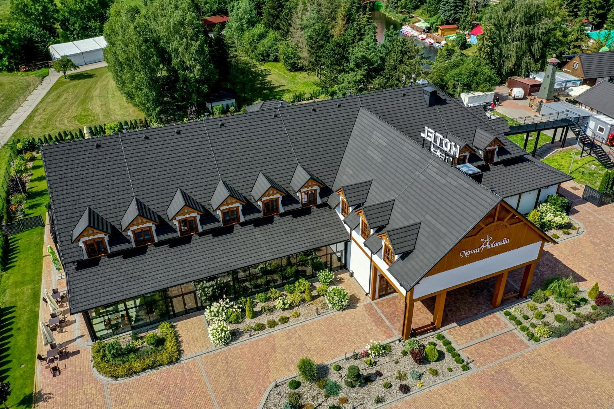 Hotel Nowa Holandia Elblag Exterior foto
